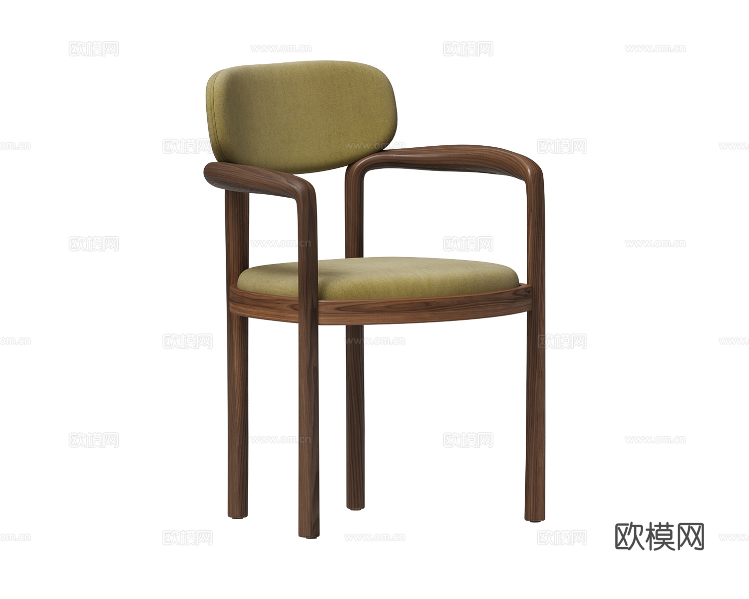 Porada 中古风餐椅3d模型下载