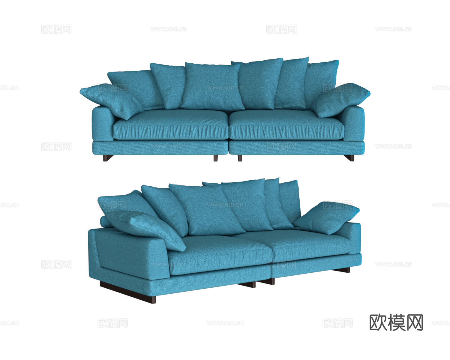 Ivasa 双人沙发3d模型下载