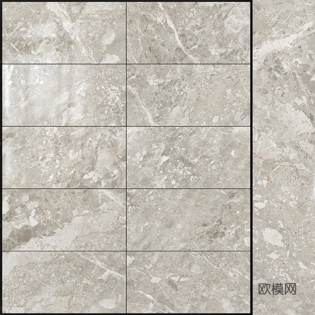 TAU Ceramica Belcastel 银色 600x3d模型