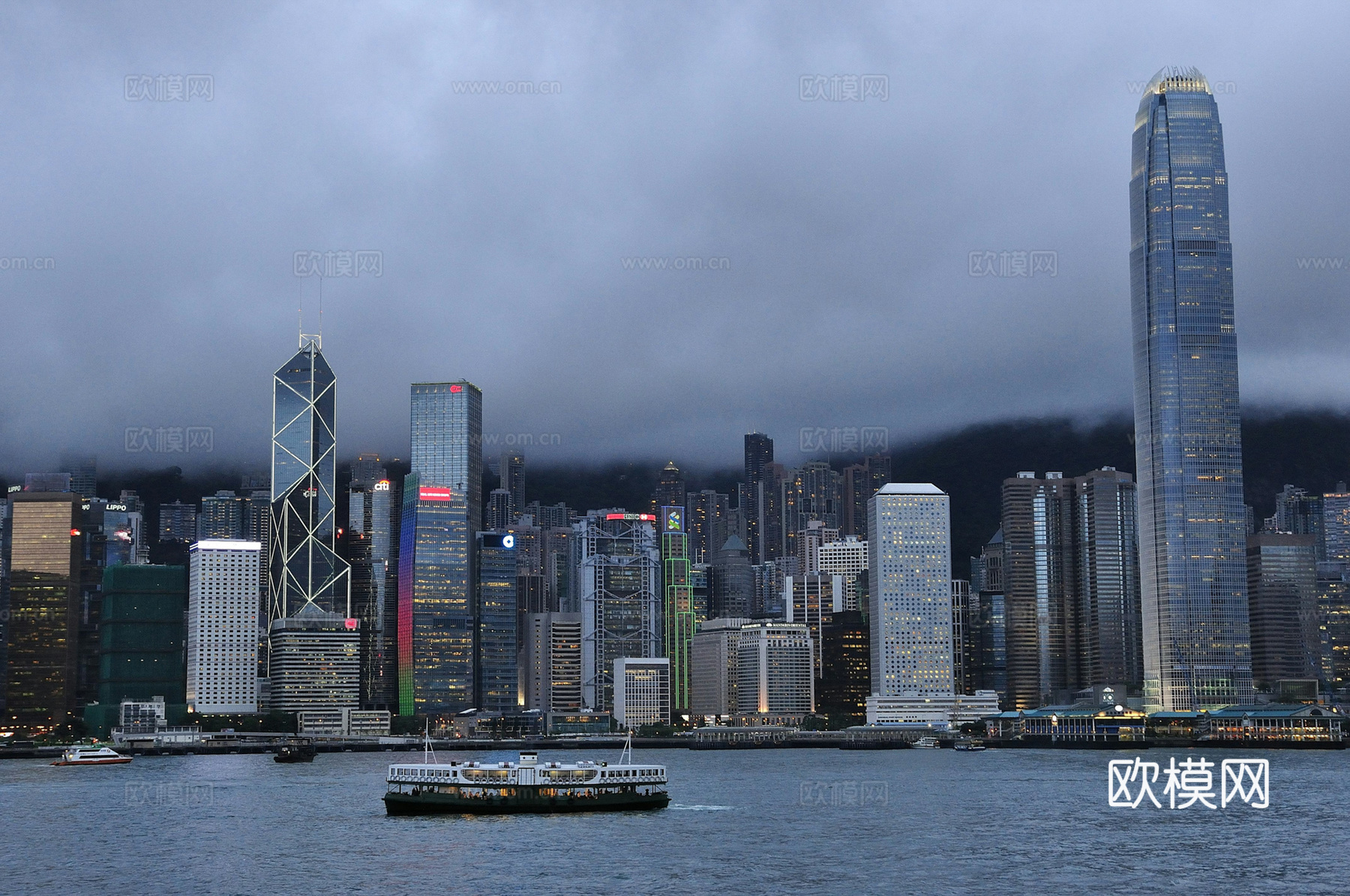 白天城市天空外景下载