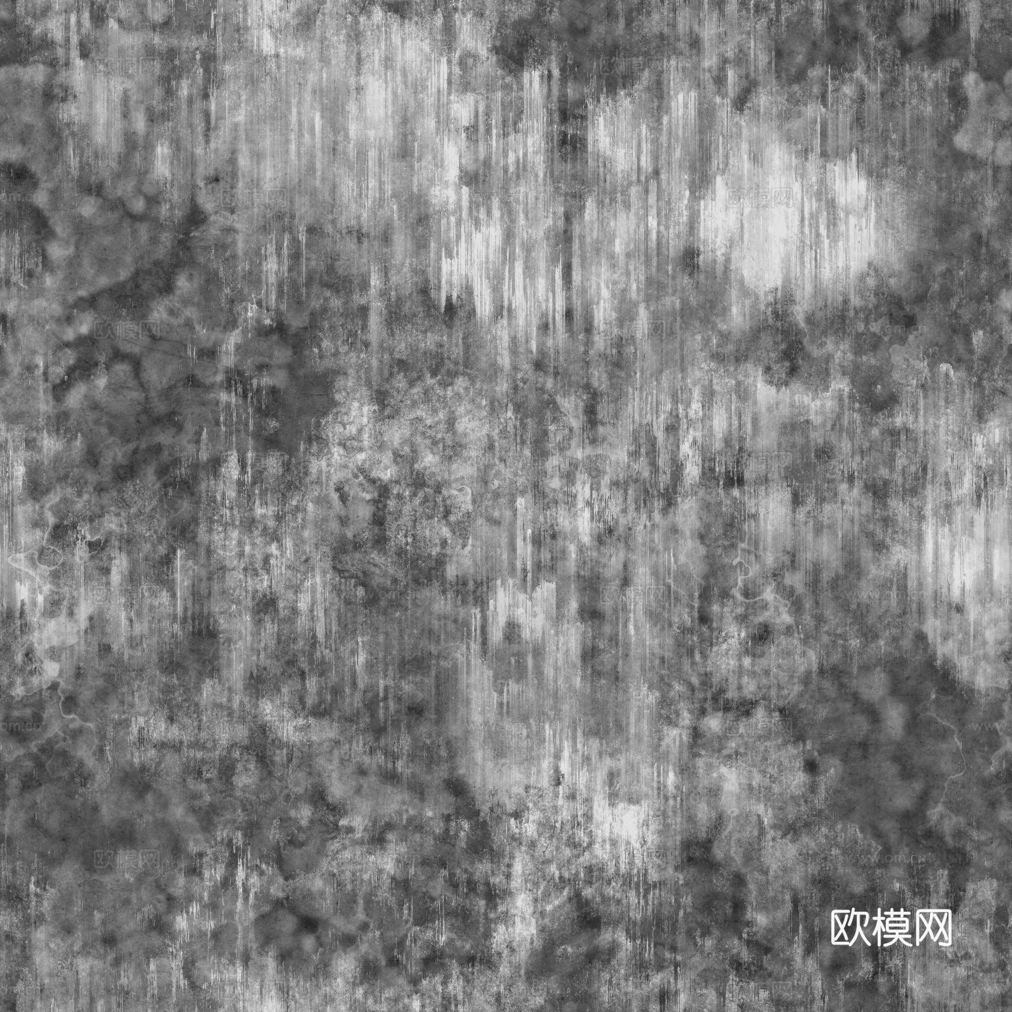 无缝做旧铁锈金属 PBR材质贴图 2k