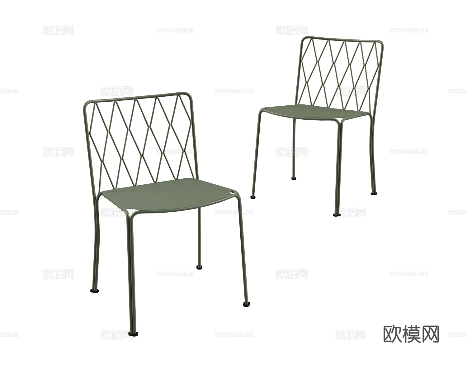 Fermob 餐椅3d模型下载