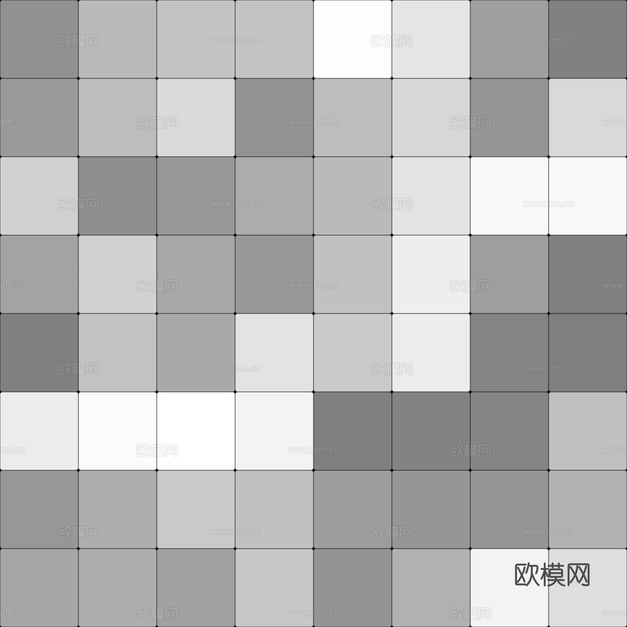 无缝装饰金属板 PBR材质贴图 2k