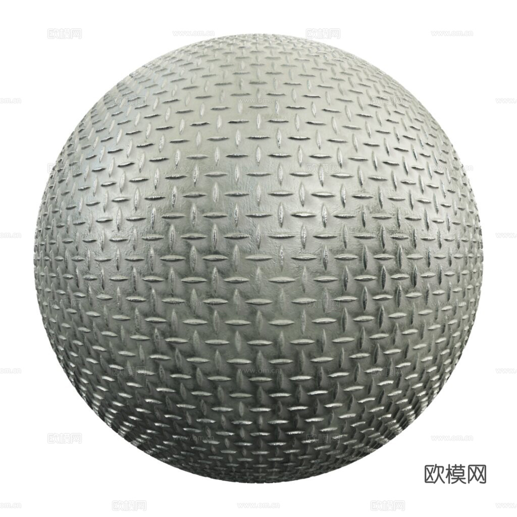 无缝压花金属板铁板钢板 PBR材质贴图 1k
