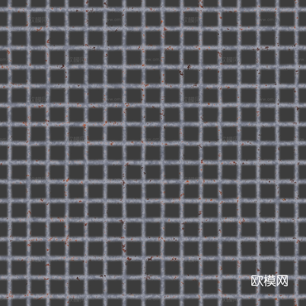 无缝金属穿孔板 PBR材质贴图 1k
