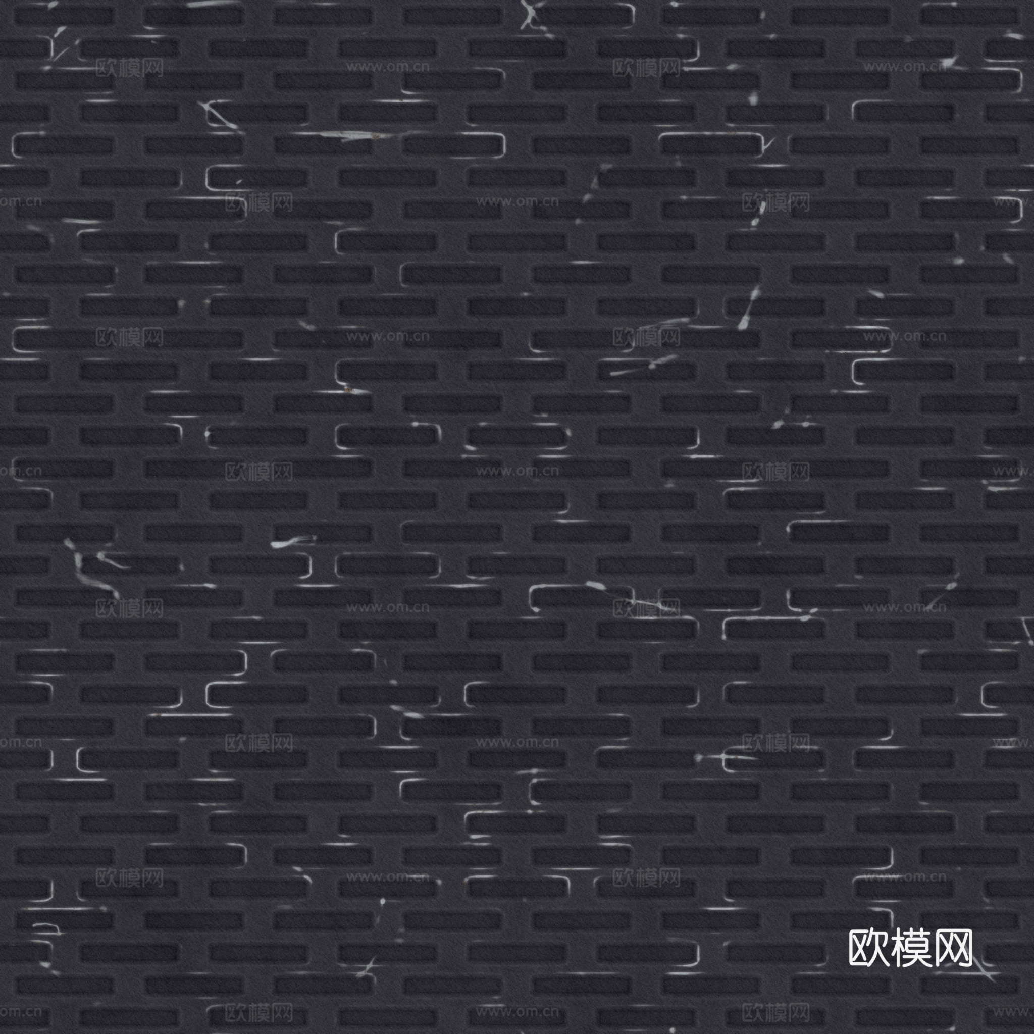 无缝金属穿孔板 PBR材质贴图 2k