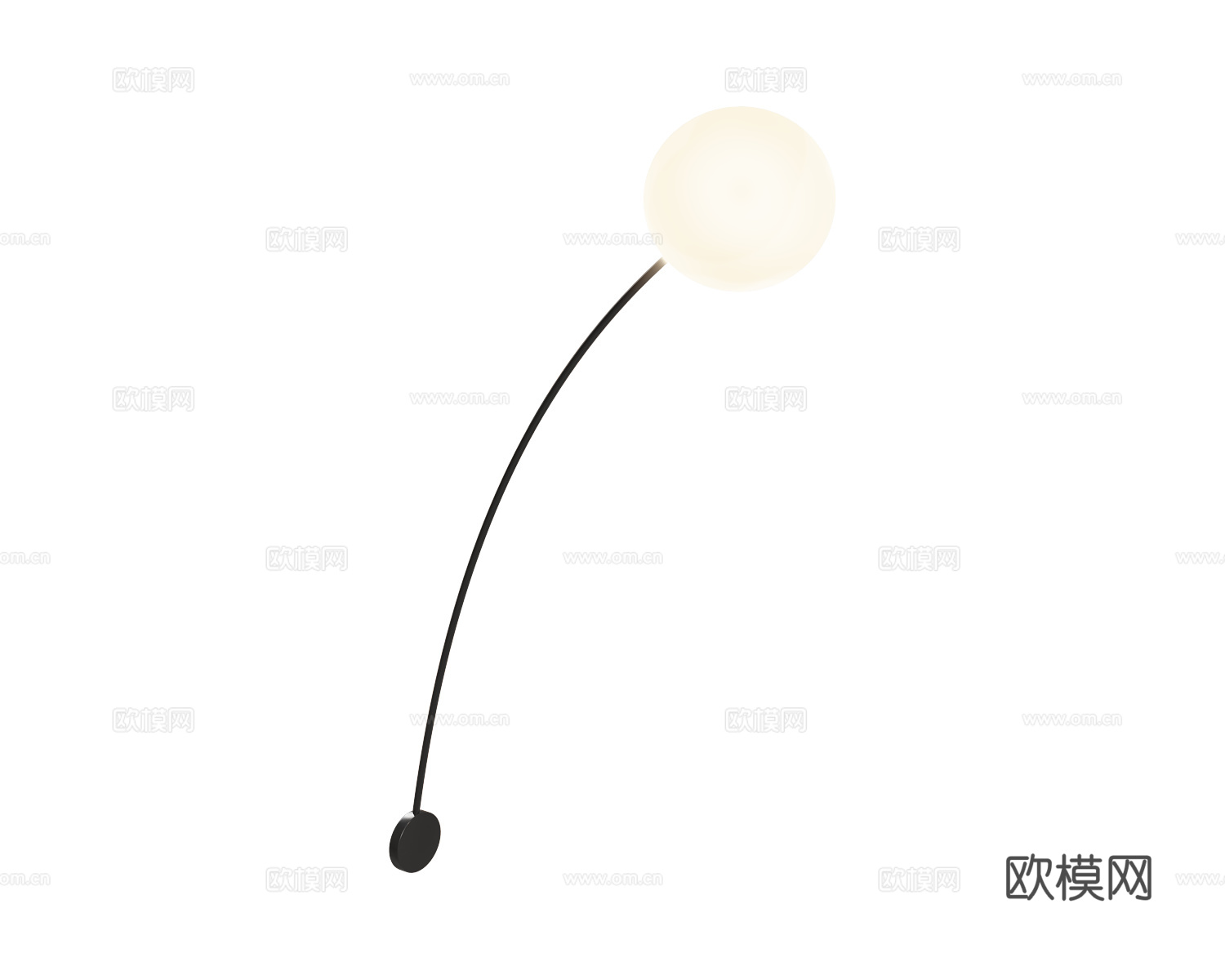 Italamp 落地灯3d模型下载