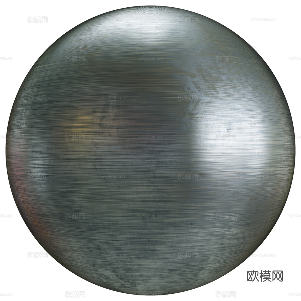 无缝拉丝金属 PBR材质贴图 1k
