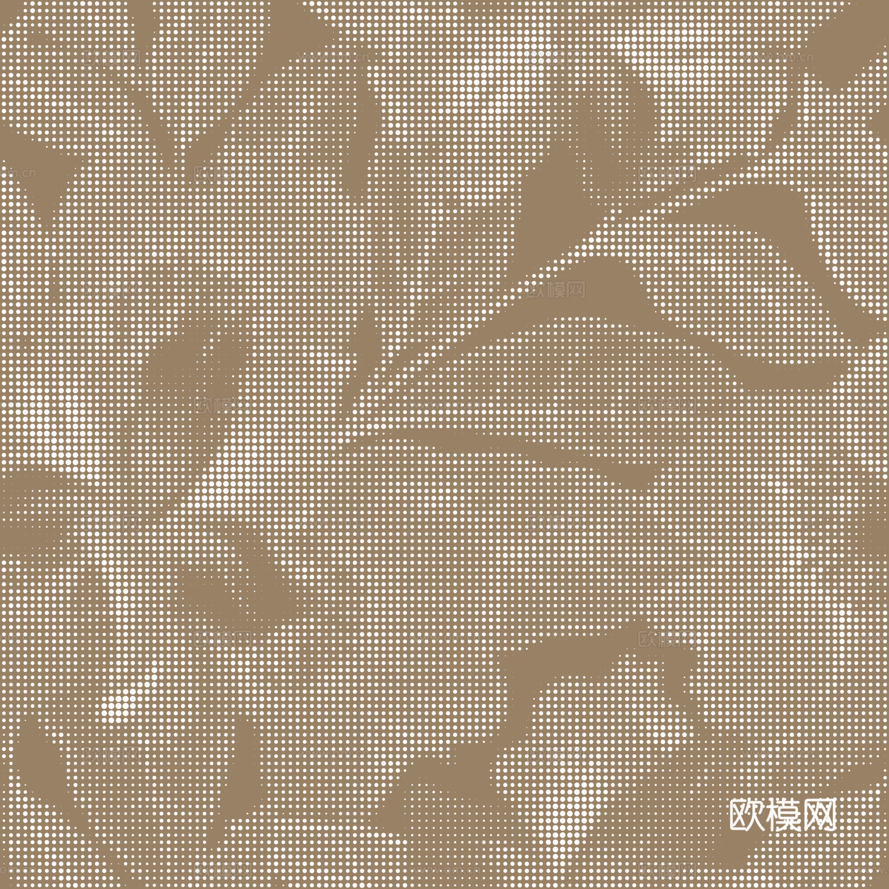 无缝高清穿孔板复古轻奢现代自然花卉几何图案穿孔板
