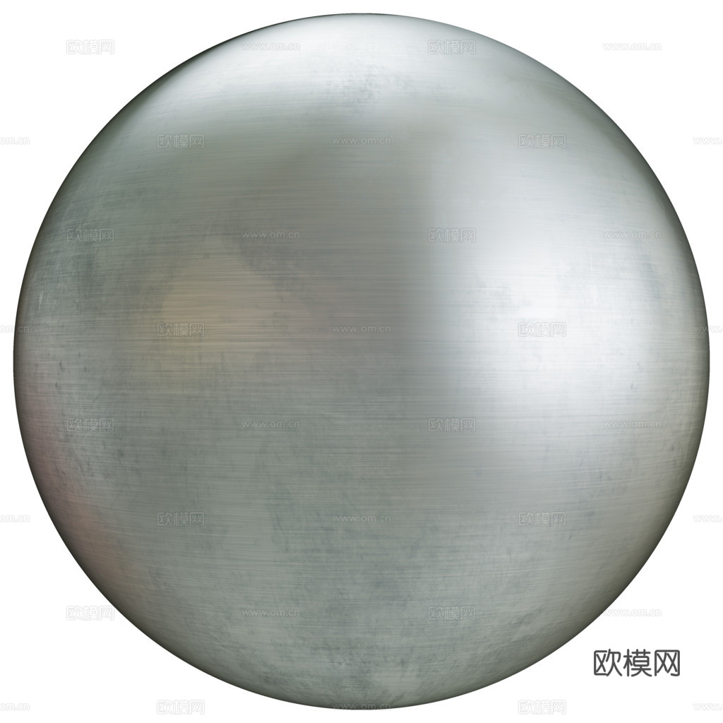 无缝拉丝金属 PBR材质贴图 2k