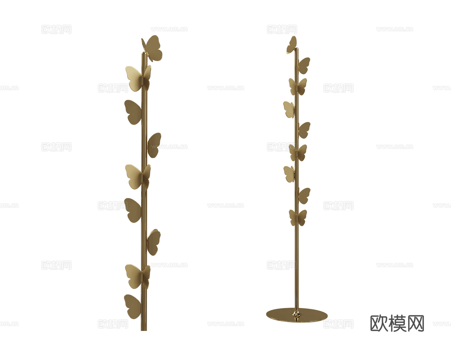 GHIDINI1961 蝴蝶挂衣架3d模型下载