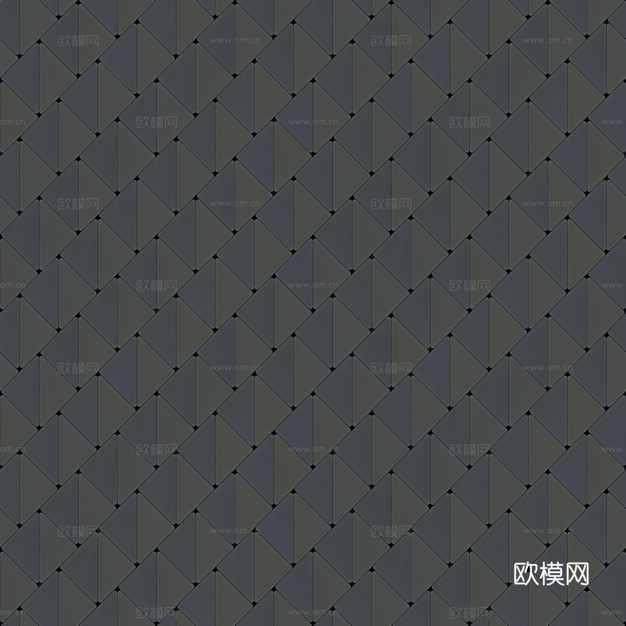 无缝装饰金属板 PBR材质贴图 2k