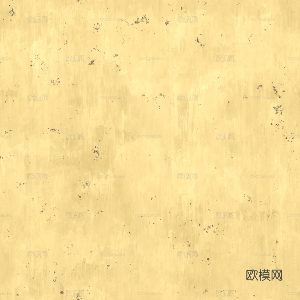 无缝做旧哑光金属面板金黄色 PBR材质贴图 1k