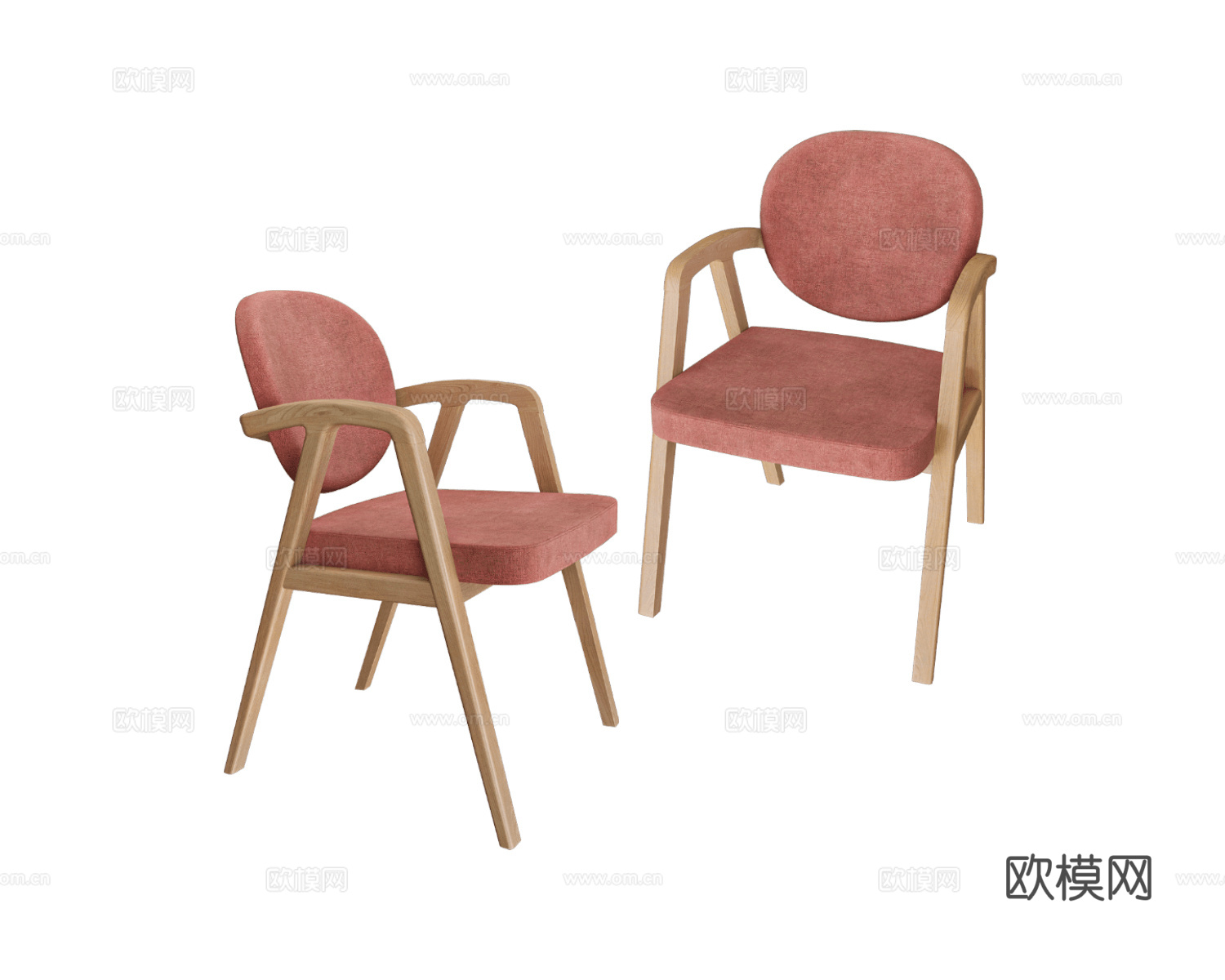 Anesis 扶手餐椅3d模型下载