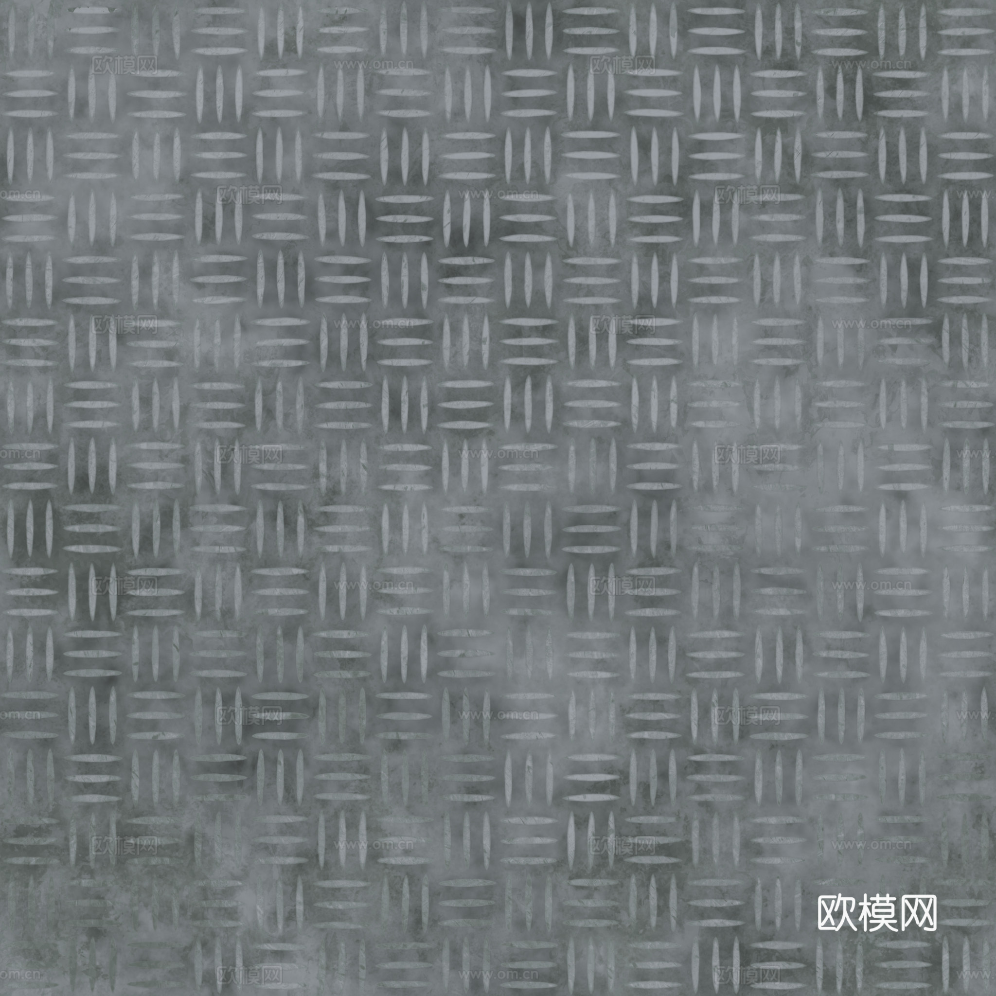 无缝压花金属板铁板钢板 PBR材质贴图 2k