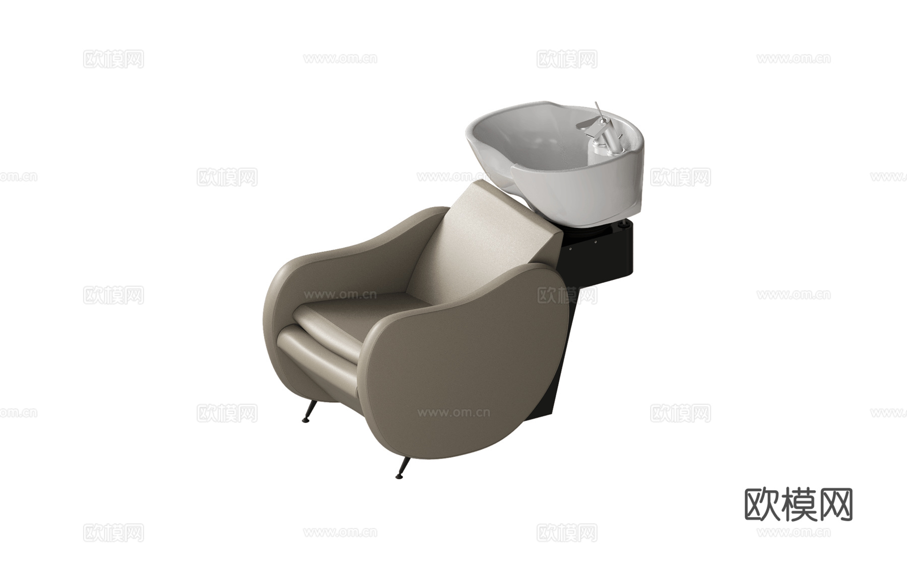 GAMMA & BROS 洗头椅3d模型下载