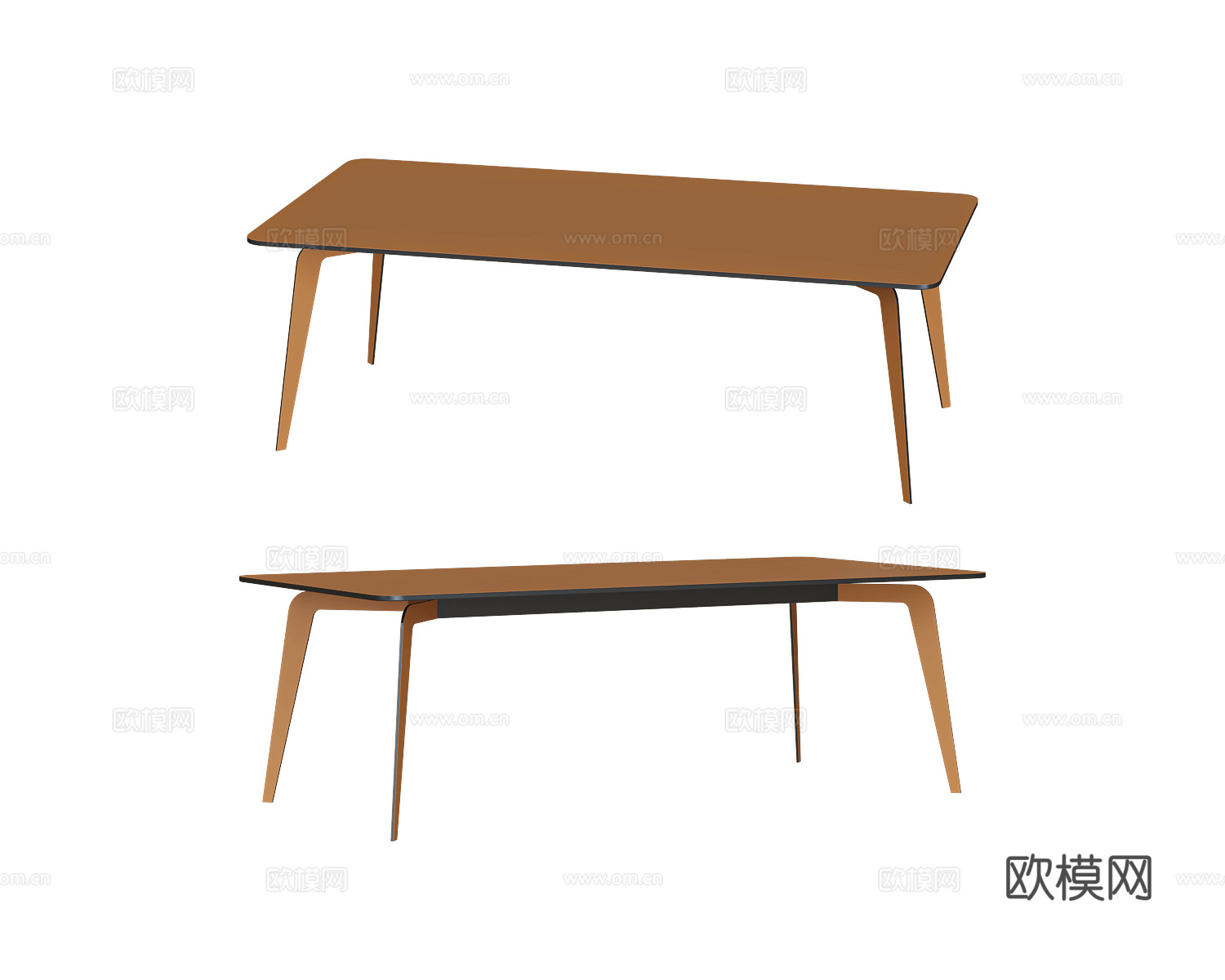 Desalto 方餐桌免费3d模型下载