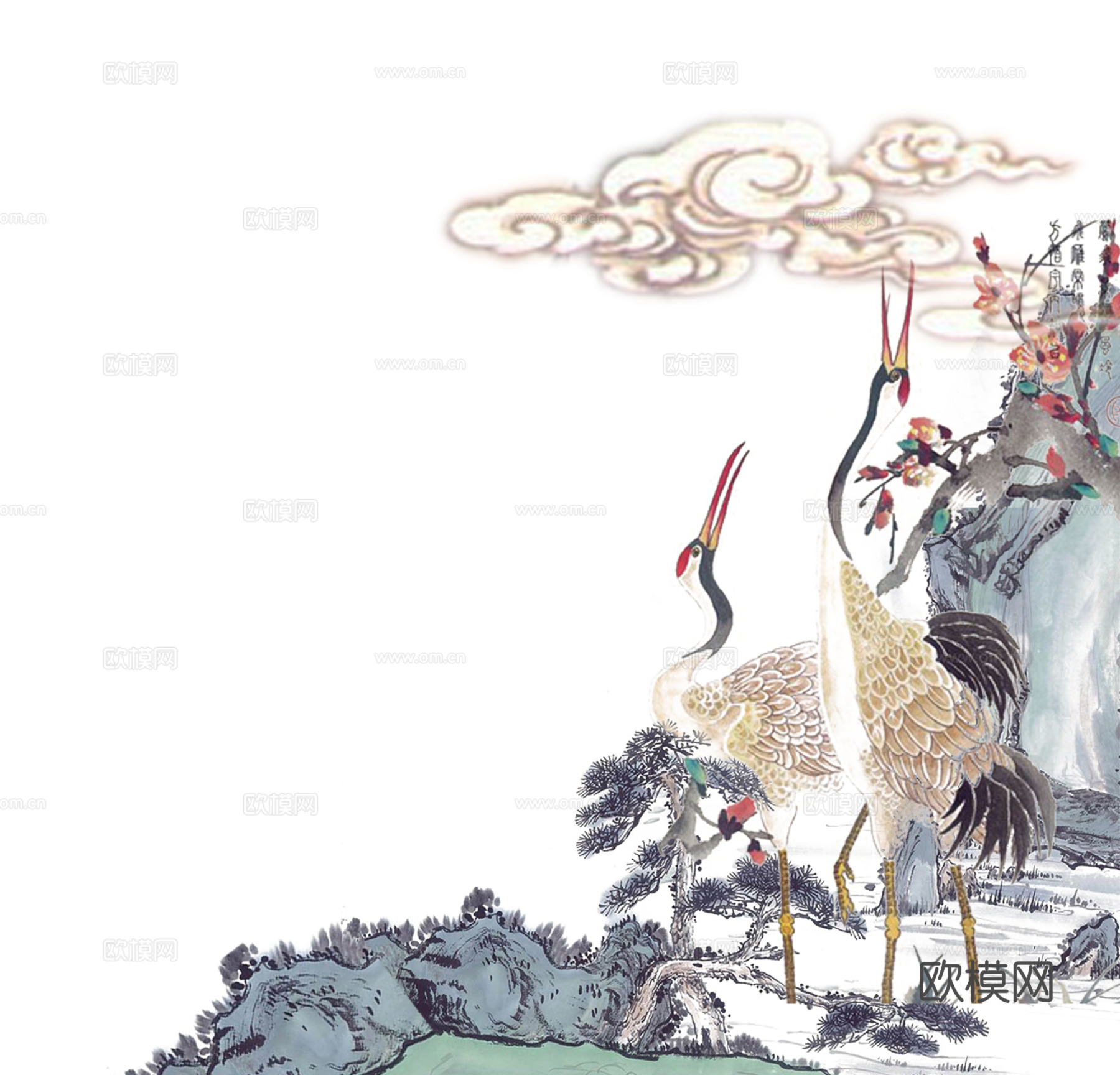 高清中式装饰画下载