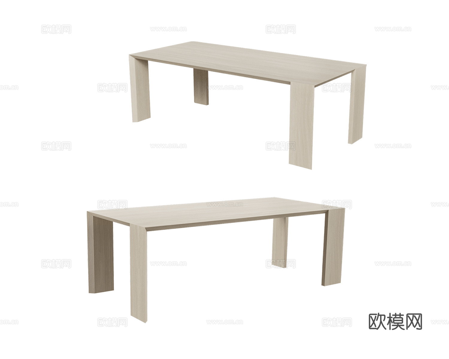 Palo Nero 餐桌3d模型下载