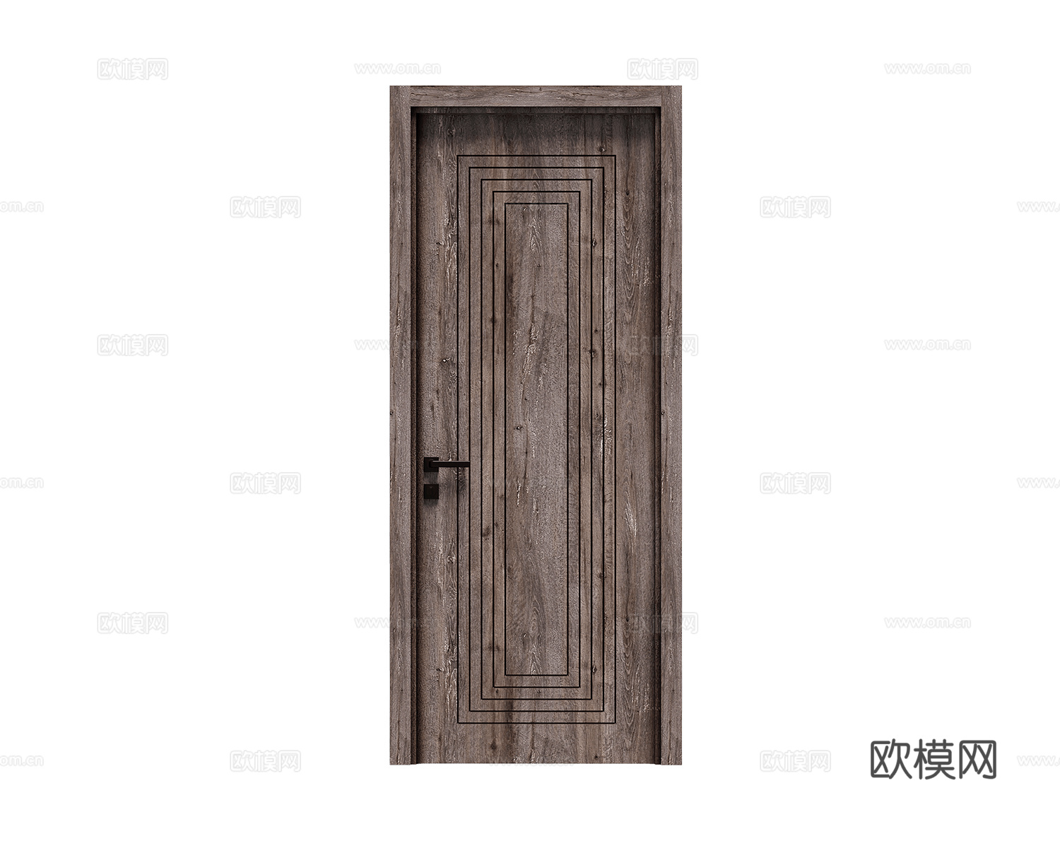 ADOR FACTORY 中古风木门3d模型下载