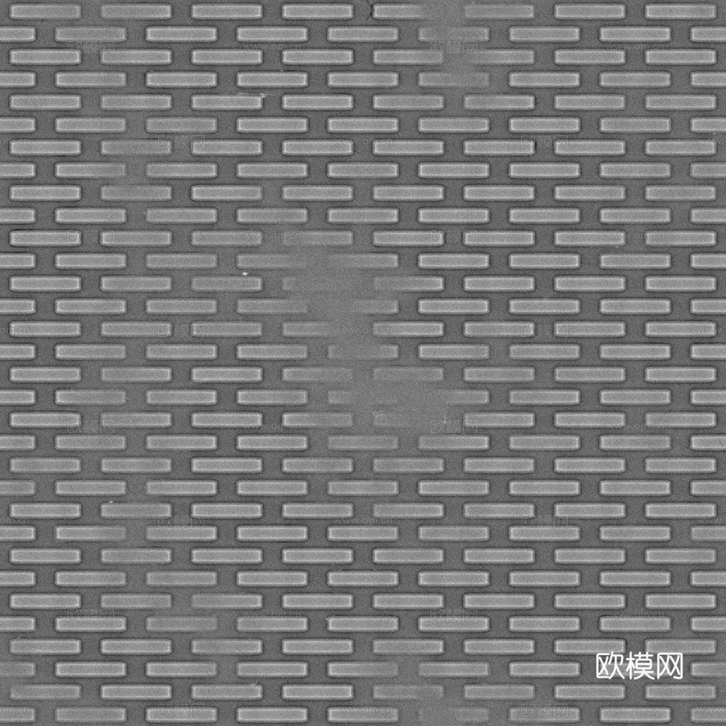 无缝金属穿孔板 PBR材质贴图 1k