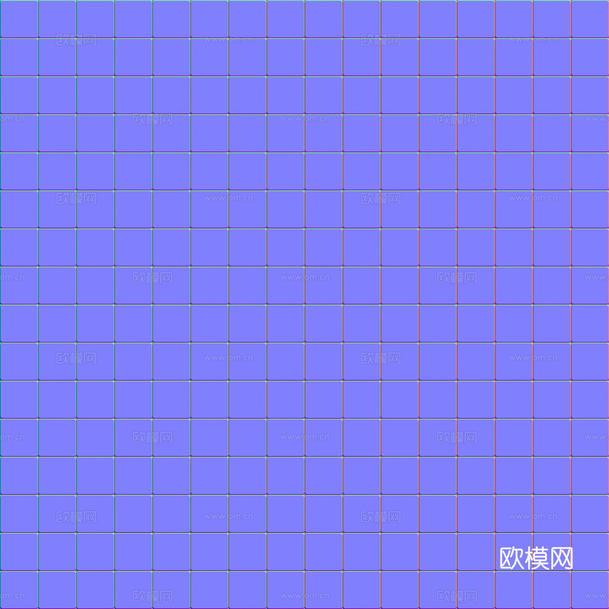 无缝装饰金属板 PBR材质贴图 2k