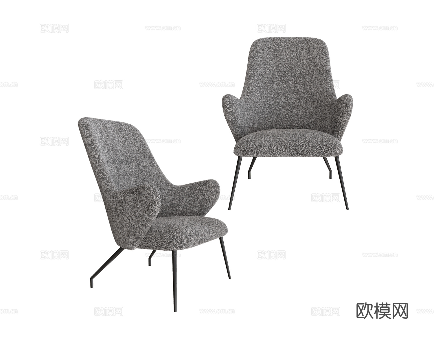 DIZA Collective 意式休闲椅3d模型下载