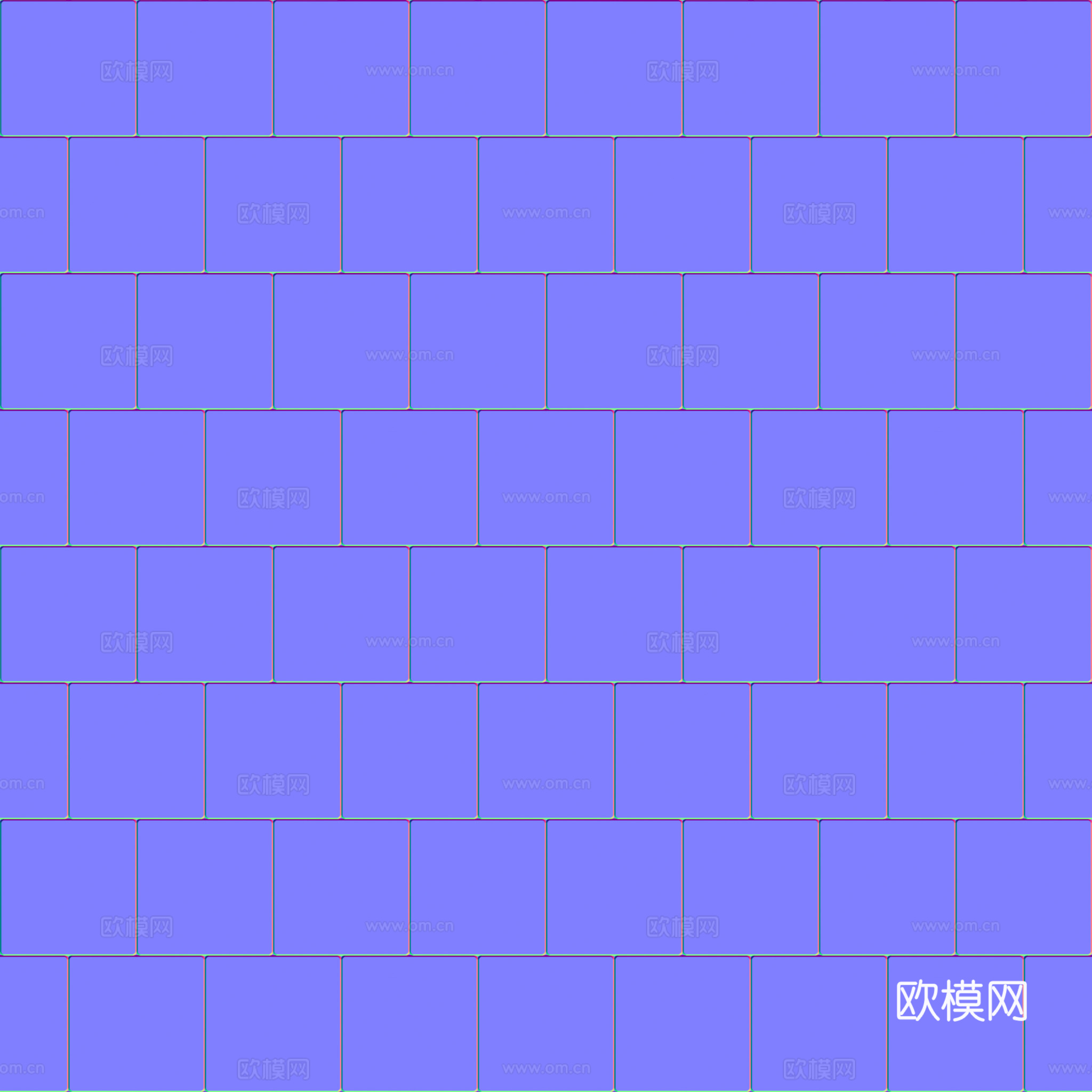 无缝装饰金属板 PBR材质贴图 2k