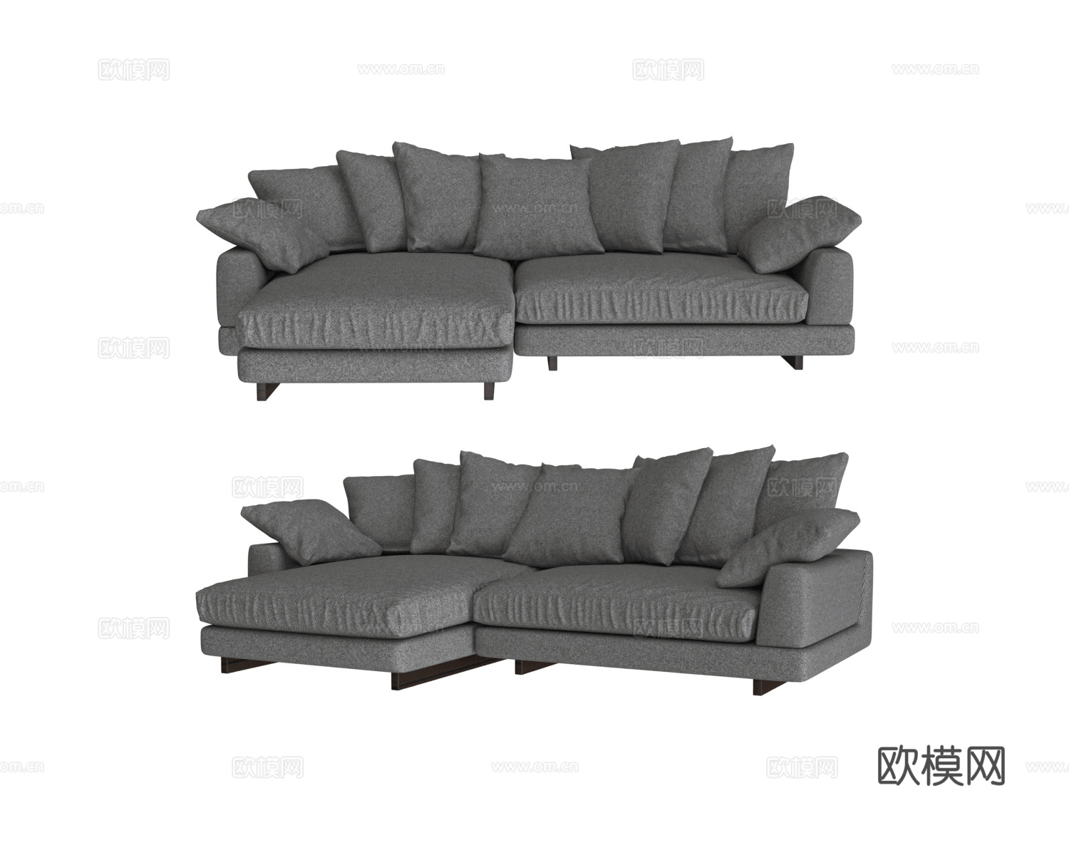 Ivasa 双人沙发3d模型下载