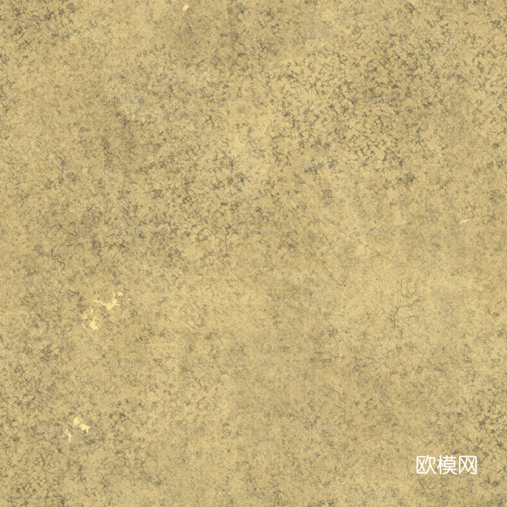 无缝做旧磨砂哑光金属面板金黄色 PBR材质贴图 1k