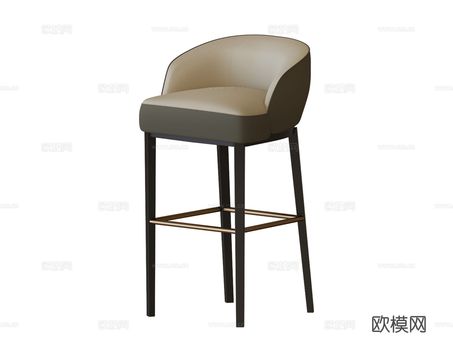 Paolo Castelli 意式吧椅免费3d模型下载