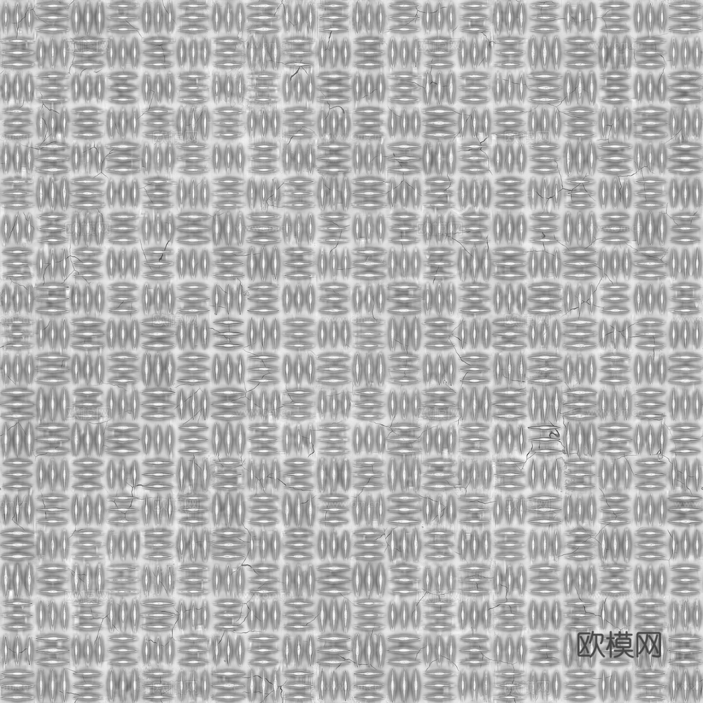 无缝压花金属板铁板钢板 PBR材质贴图 1k