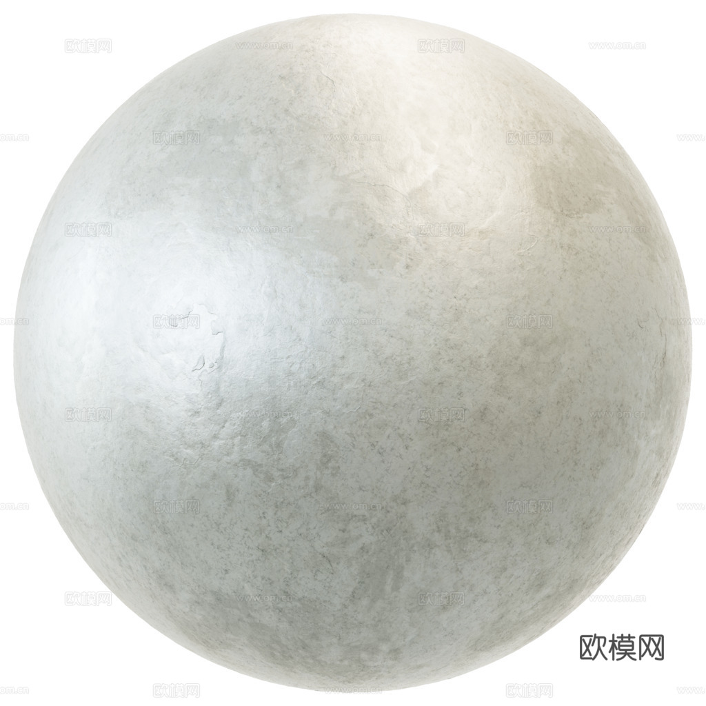 无缝做旧磨砂哑光金属面板银色 PBR材质贴图 1k