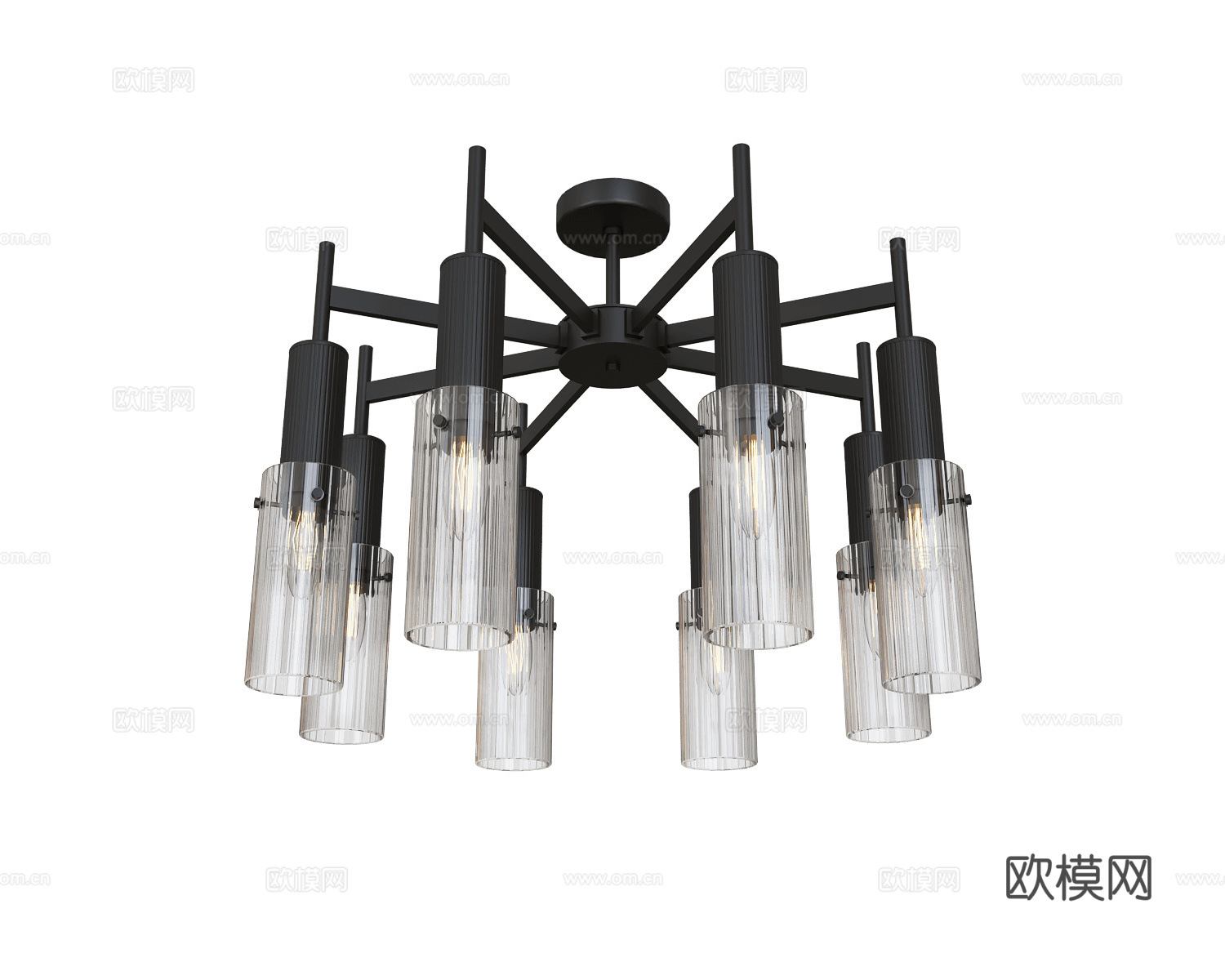 Stilfort 多头吊灯3d模型下载