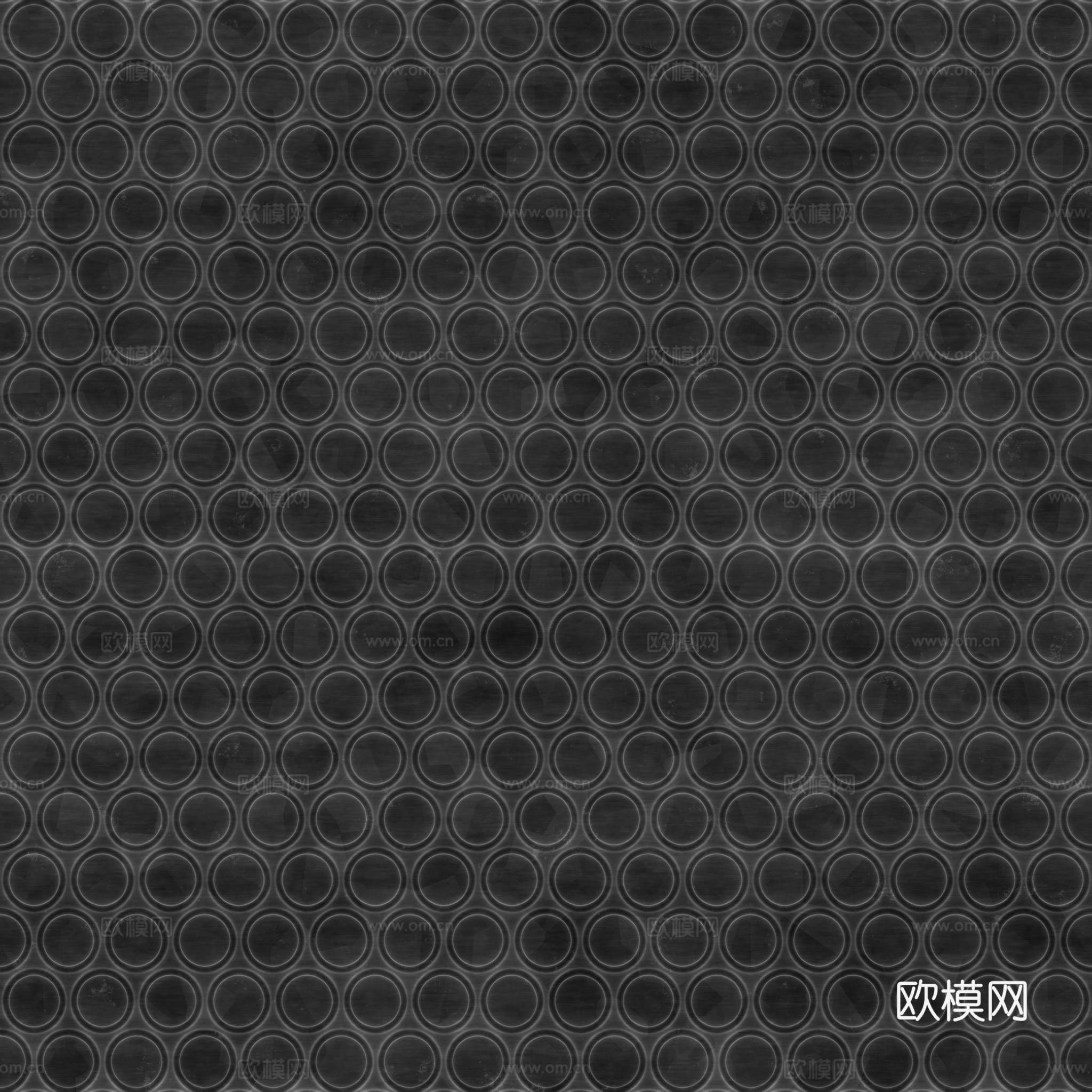 无缝金属穿孔板 PBR材质贴图 2k