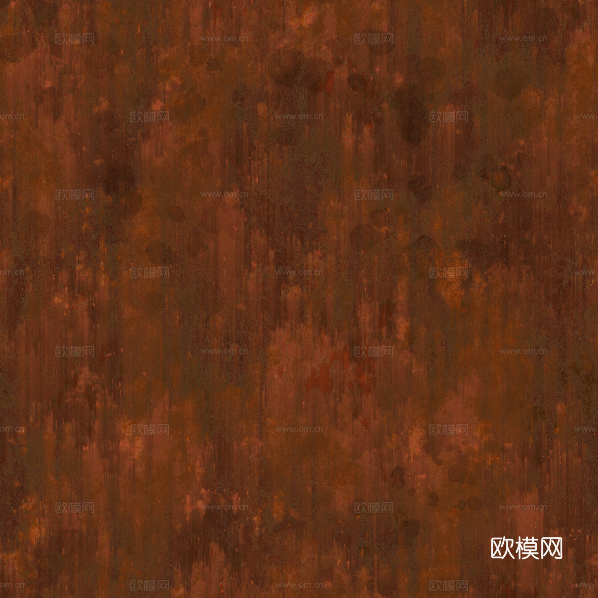 风化生锈金属铁锈金属耐候钢 PBR材质贴图 2k