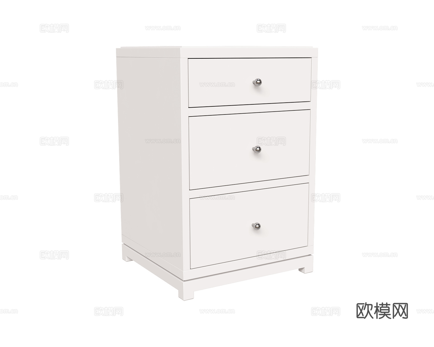 Porublev Interiors 美式斗柜3d模型下载