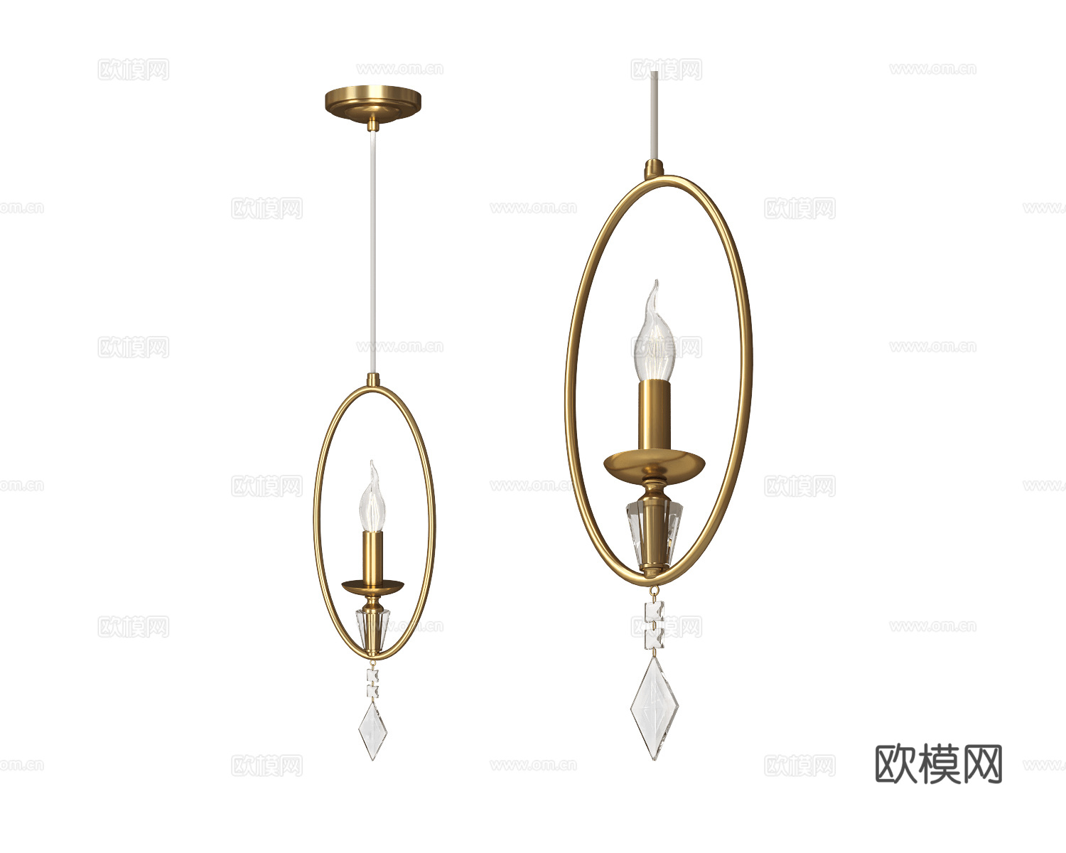 Stilfort 轻奢小吊灯3d模型下载