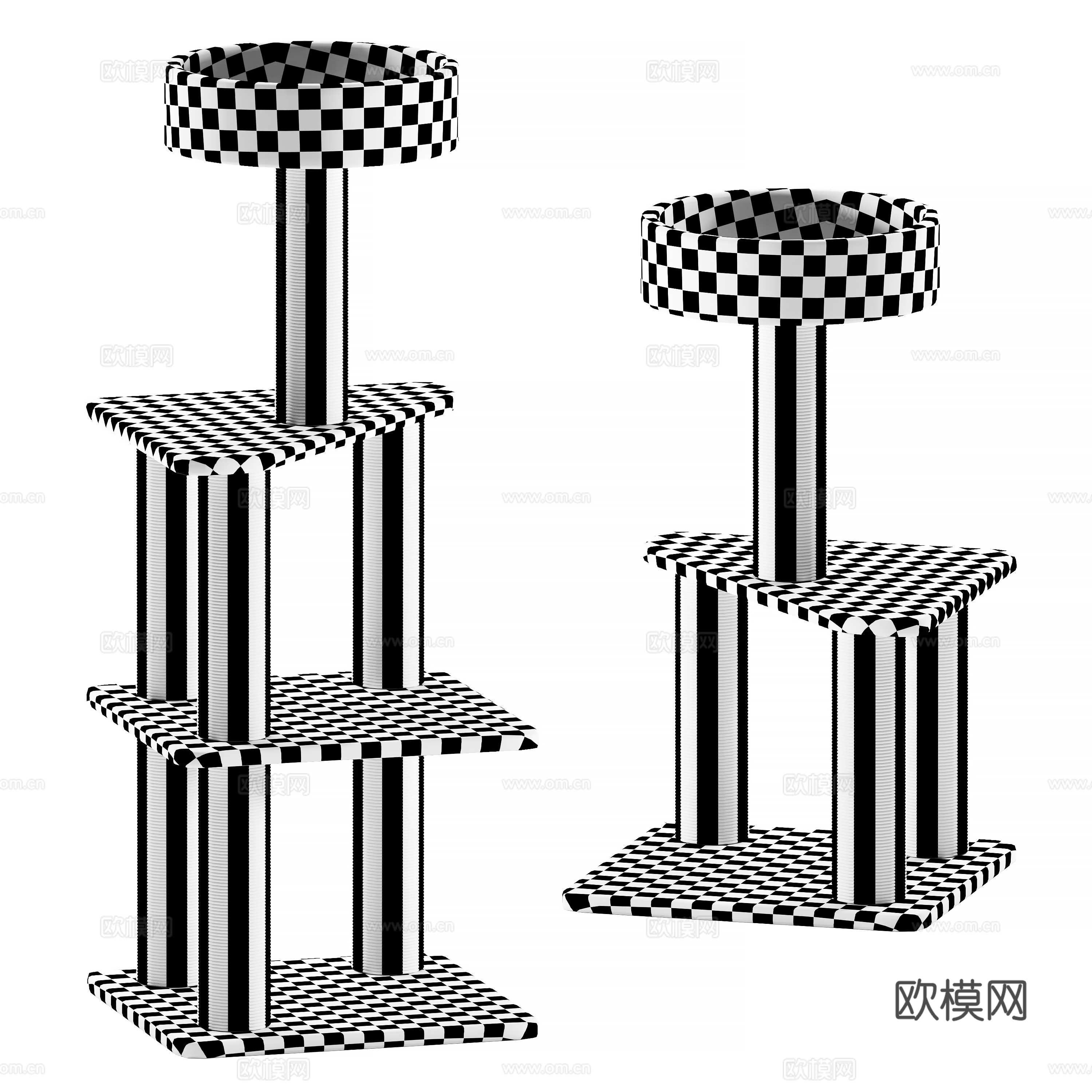 Amazon Basics 猫树3d模型下载（渲染图5）