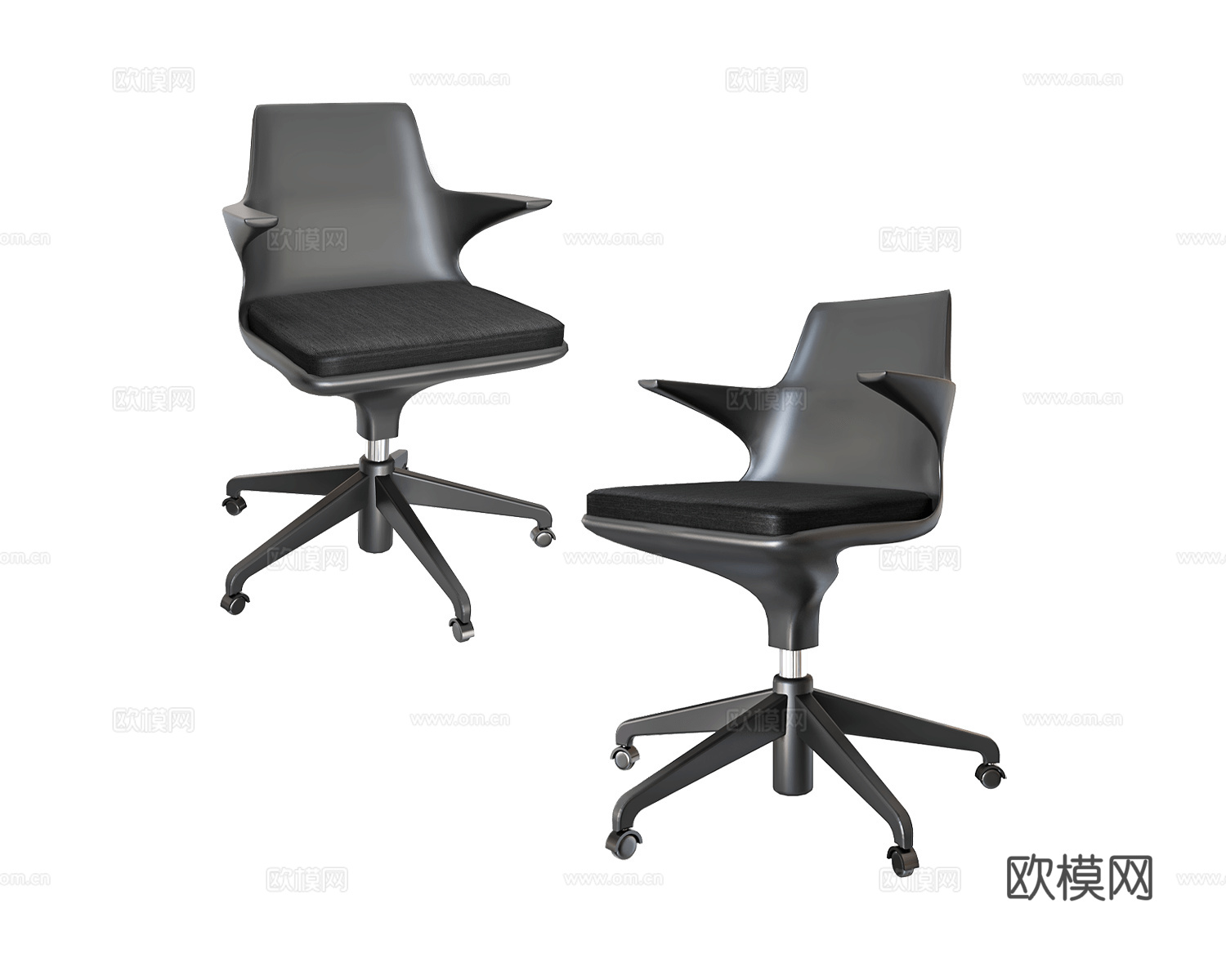 Kartell 办公椅3d模型下载