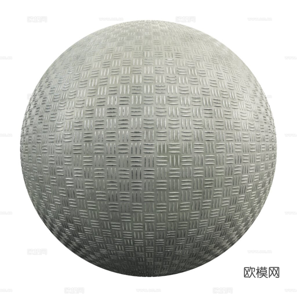 无缝压花金属板铁板钢板 PBR材质贴图 2k