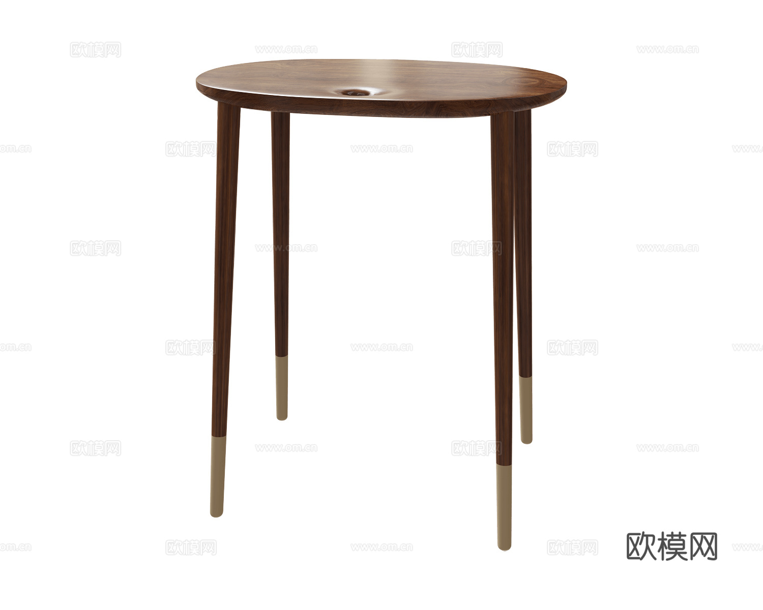 Porada 中古风咖啡桌 边几3d模型下载