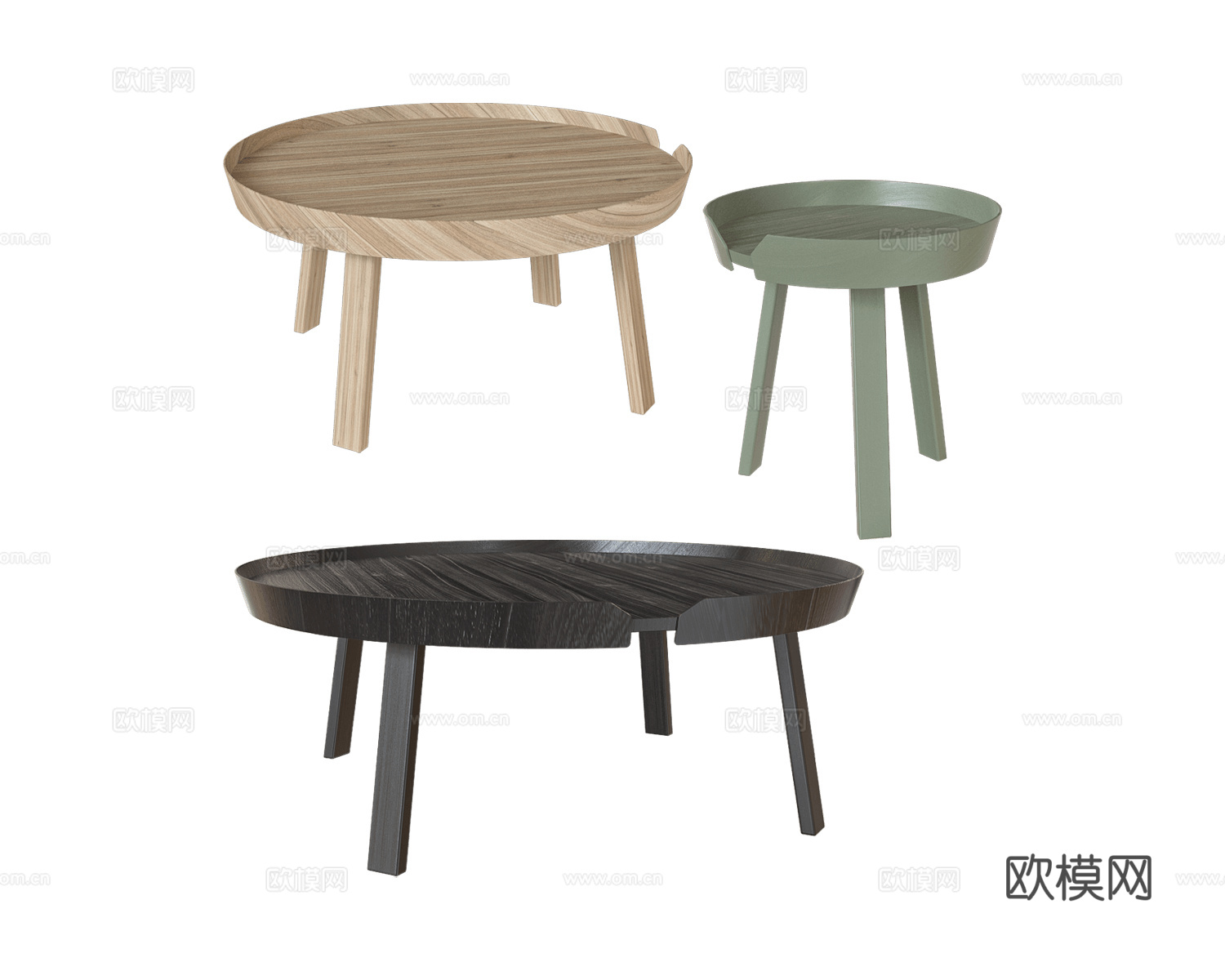 Kartell 吧椅3d模型下载