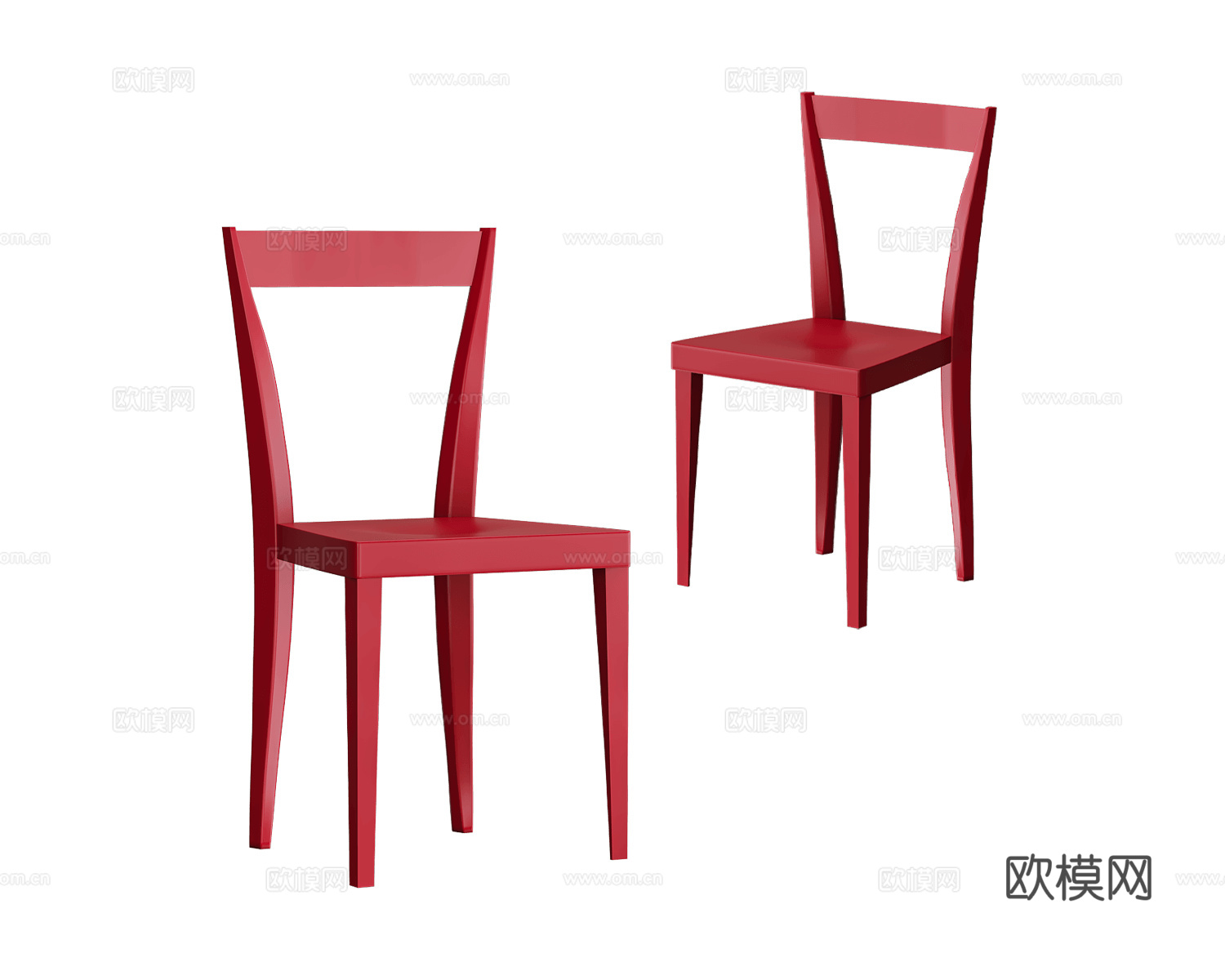Riccardo Rivoli 意式餐椅3d模型下载