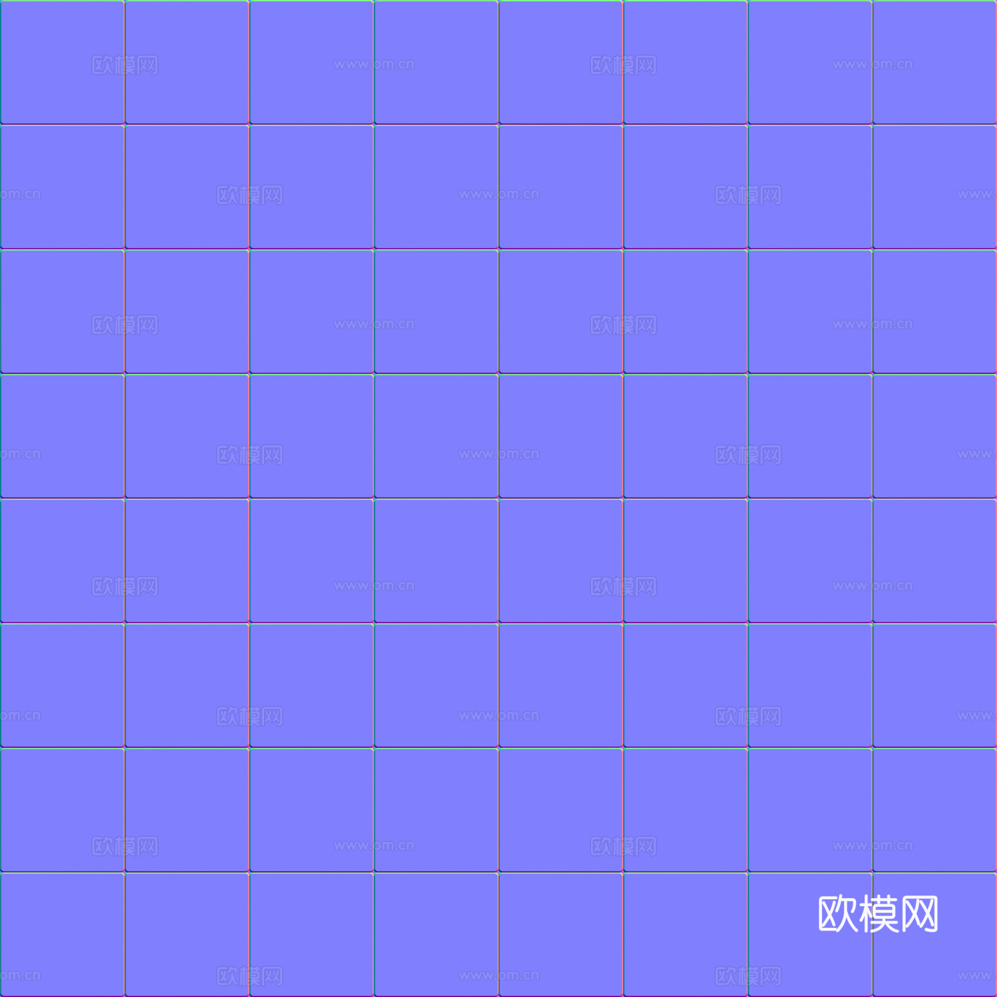 无缝装饰金属板 PBR材质贴图 2k