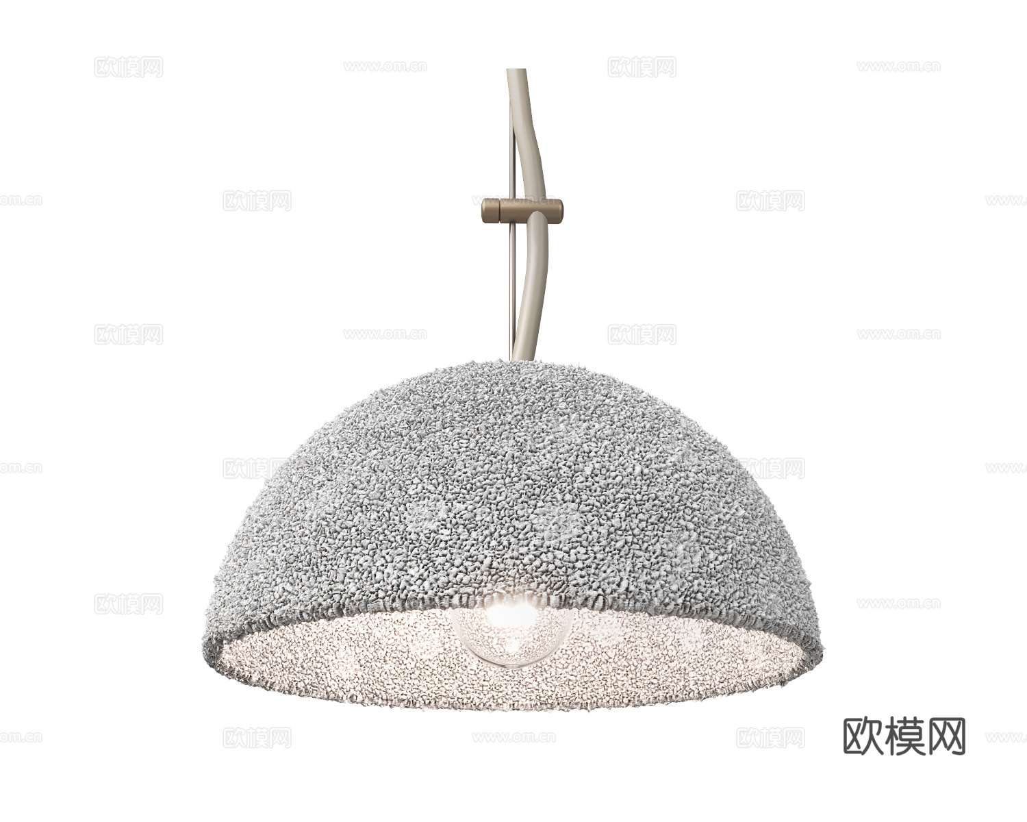 Metal Lux 肌理纹吊灯3d模型下载