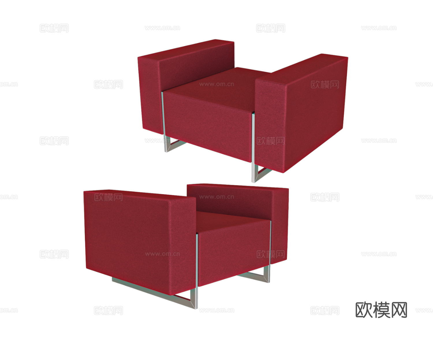 Inno 单人沙发3d模型下载