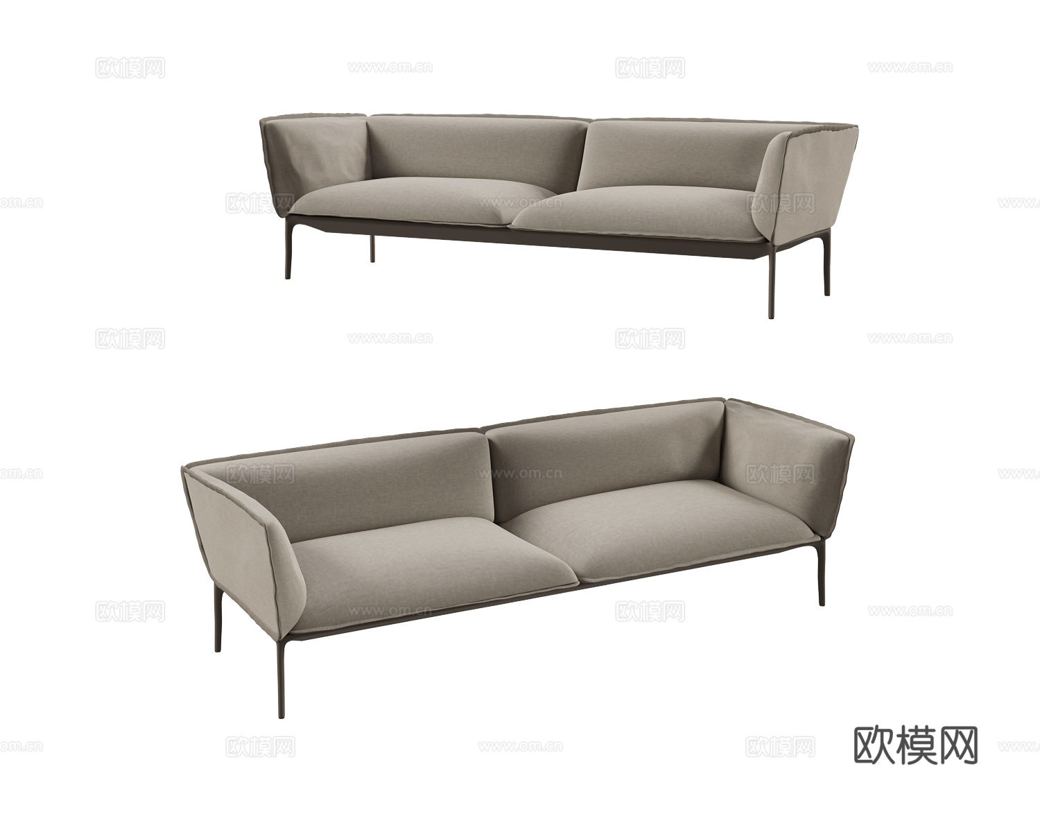 MDF Italia 多人沙发3d模型下载