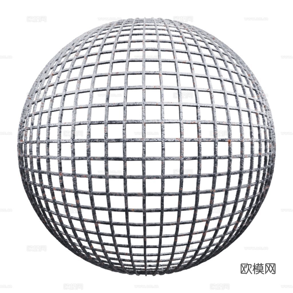 无缝金属穿孔板 PBR材质贴图 2k