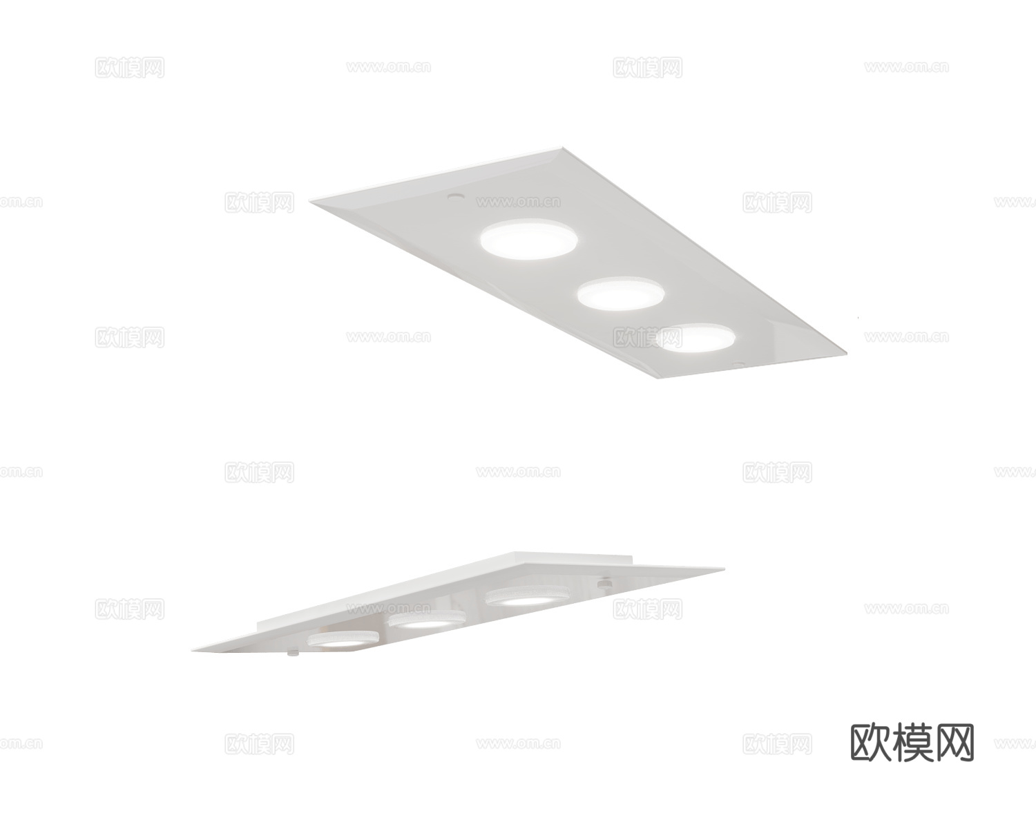 Metal Lux 吸顶灯免费3d模型下载